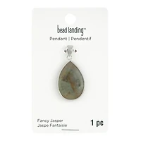 Jasper Teardrop Pendant by Bead Landing™