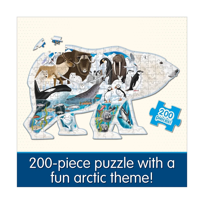 Wildlife World Puzzle - Artic: 200 Pcs