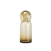 Hello Honey® Glowing Amber Glass Carafe Set