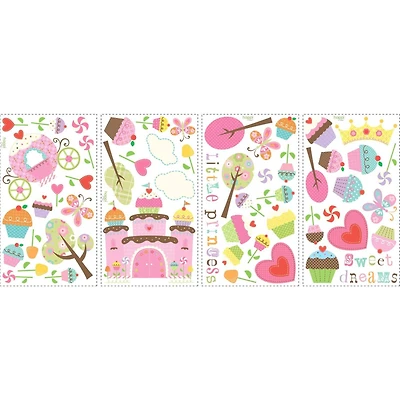 RoomMates Happi Cupcake Land Peel & Stick Wall Decals