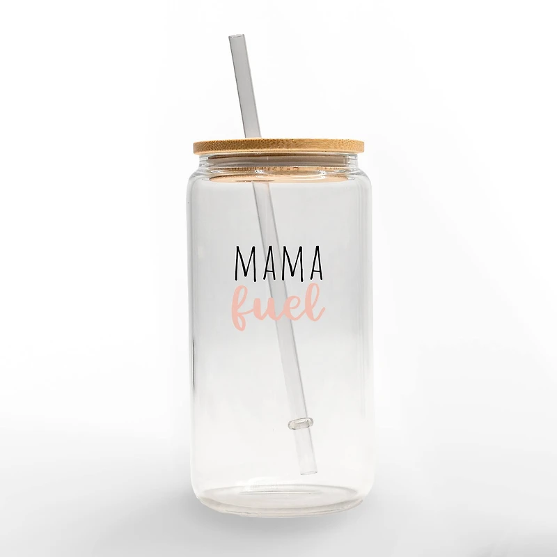 16oz. Mama Fuel Glass Can Cup