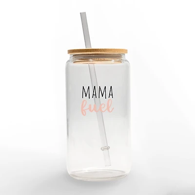 16oz. Mama Fuel Glass Can Cup