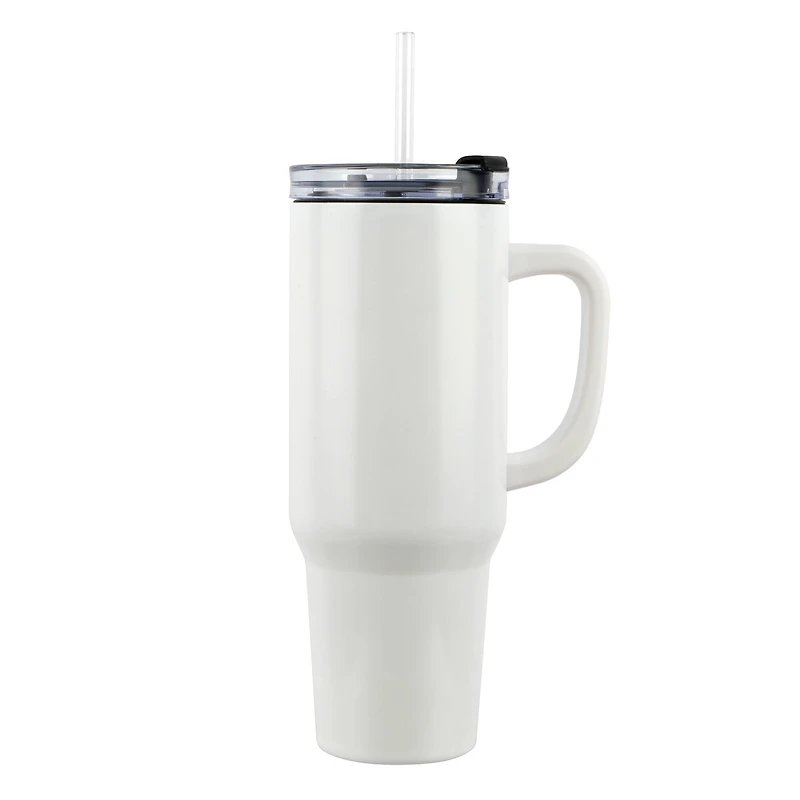 40oz. Stainless Steel Sublimation Tumbler with Handle by Make Market®