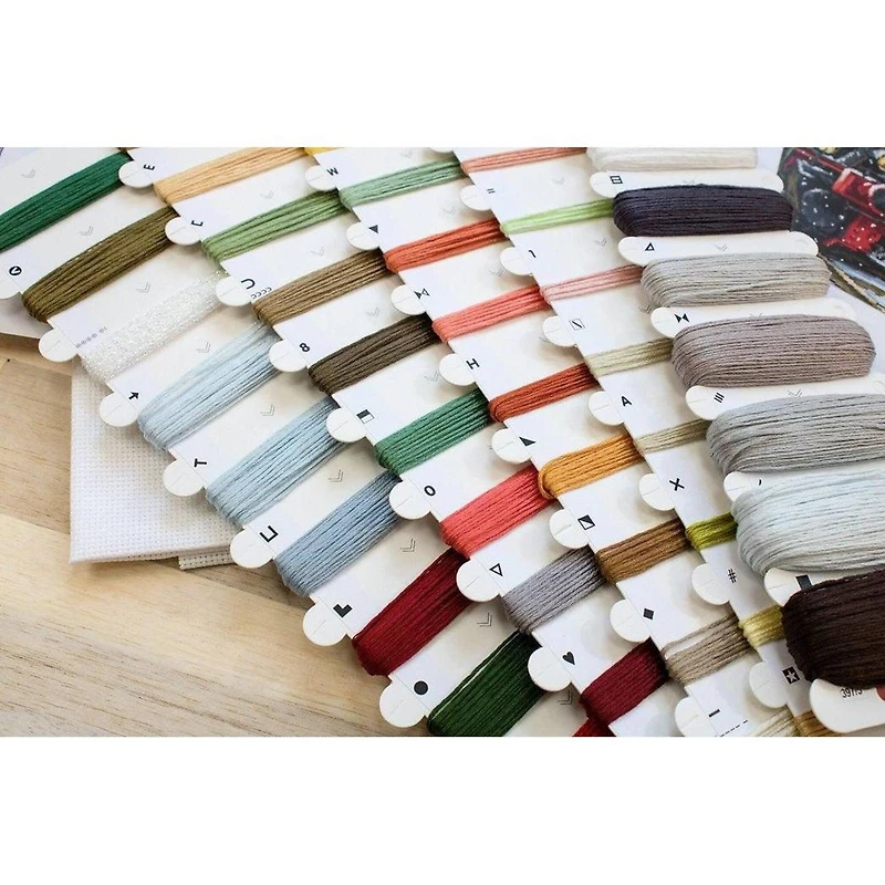 Luca-S Santa's Express Counted Cross Stitch Kit