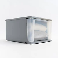 Iris® 17qt. Gray Stacking Drawer, 3 Pack