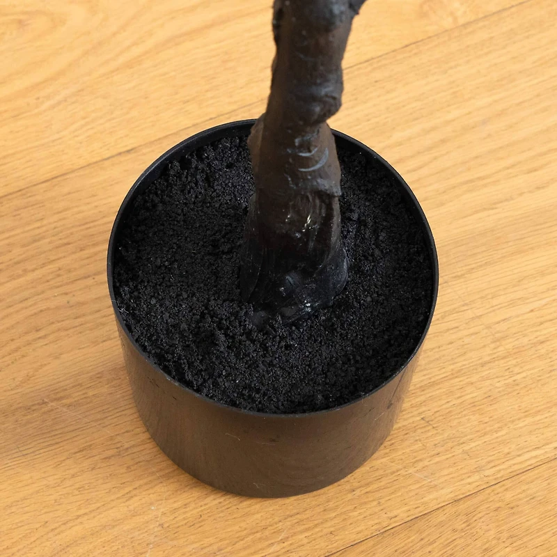 4ft. Artificial Halloween Black Eucalyptus Tree