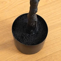 4ft. Artificial Halloween Black Eucalyptus Tree