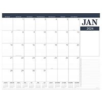 TF Publishing 2024 Professional Large Desk Pad Monthly Blotter Calendar