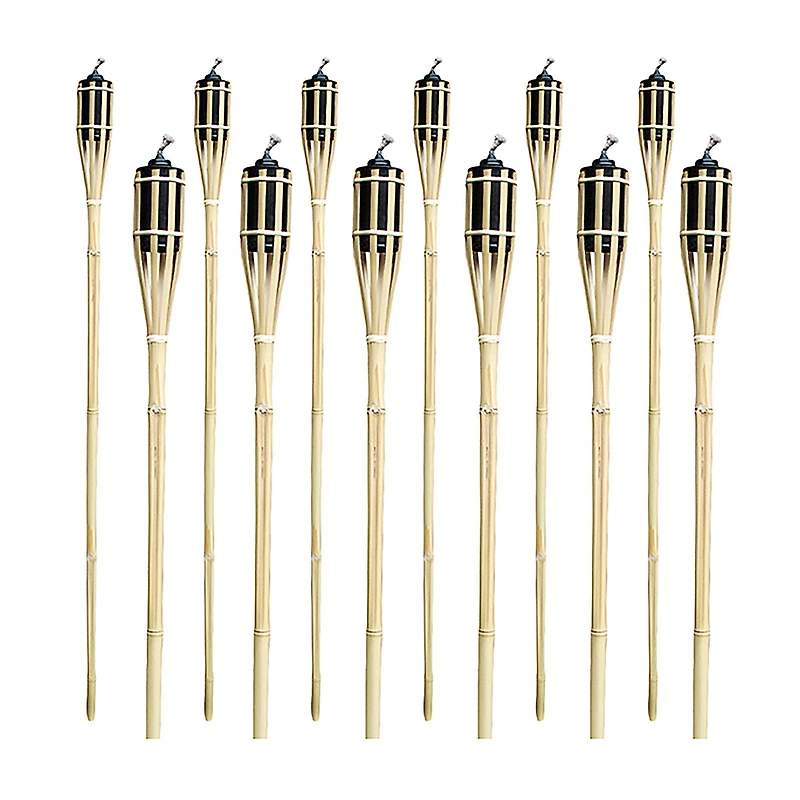 Sorbus 48" Matney Outdoor Bamboo Torches, 12ct.