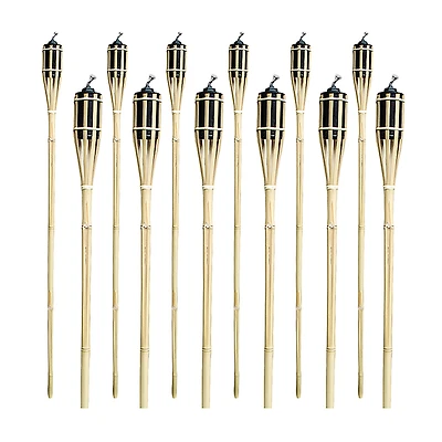 Sorbus 48" Matney Outdoor Bamboo Torches, 12ct.