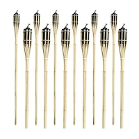Sorbus 48" Matney Outdoor Bamboo Torches, 12ct.