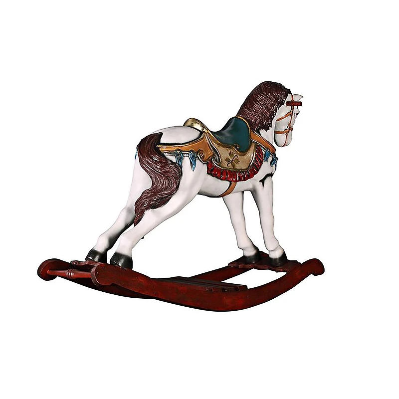 Design Toscano 3ft. Victorian Carousel Pony Rocking Horse Statue