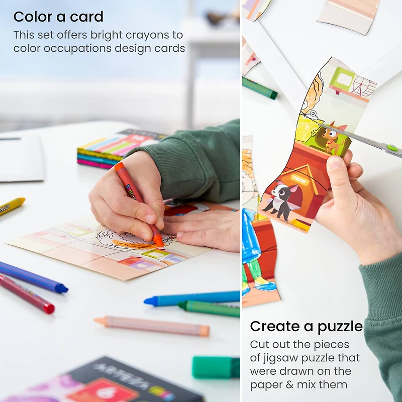 Arteza® Kids  Careers Jigsaw Puzzle Set, 32 pcs