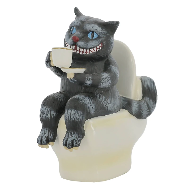 6" Cheshire Cat on a Toilet Tabletop Décor by Ashland®