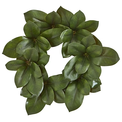 22” Magnolia Leaf Wreath