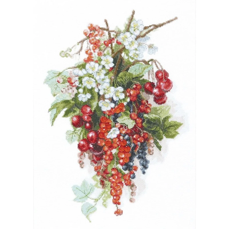 Charivna Mit Cross Stitch Kit Sweet Berry