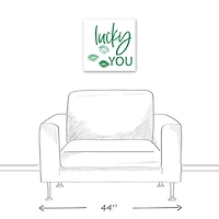 Lucky You 16" x 16" Canvas Wall Art