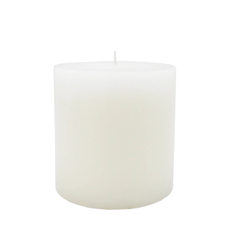 4" x 4" White Pillar Candle by Ashland®