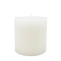 4" x 4" White Pillar Candle by Ashland®