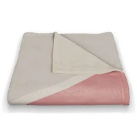 Blush Abstract 50" x 60" Coral Fleece Blanket