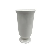 8 Pack: 10" White Ceramic Vase by Ashland®