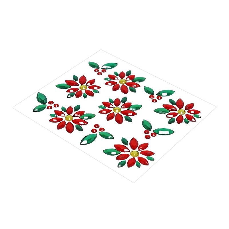 Poinsettia Bling Stickers by Recollections™