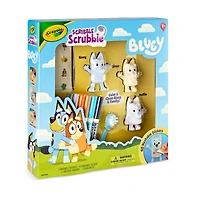 Crayola® Scribble Scrubbie® Deluxe Bluey Playset with Washable Stickers, 3ct.