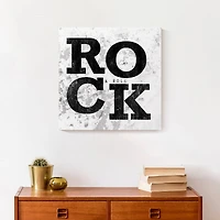 Rock 16" x 16" Canvas Wall Art