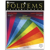 Yasutomo® Metallic 5.875" x 5.875" Origami Paper, 36 Sheets