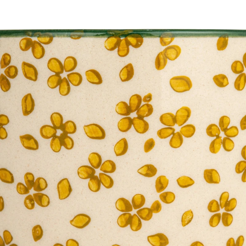 Hello Honey® 5" Flower Print Stoneware Mug Set