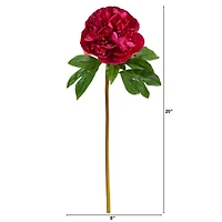 Peony Artificial Flower Stem