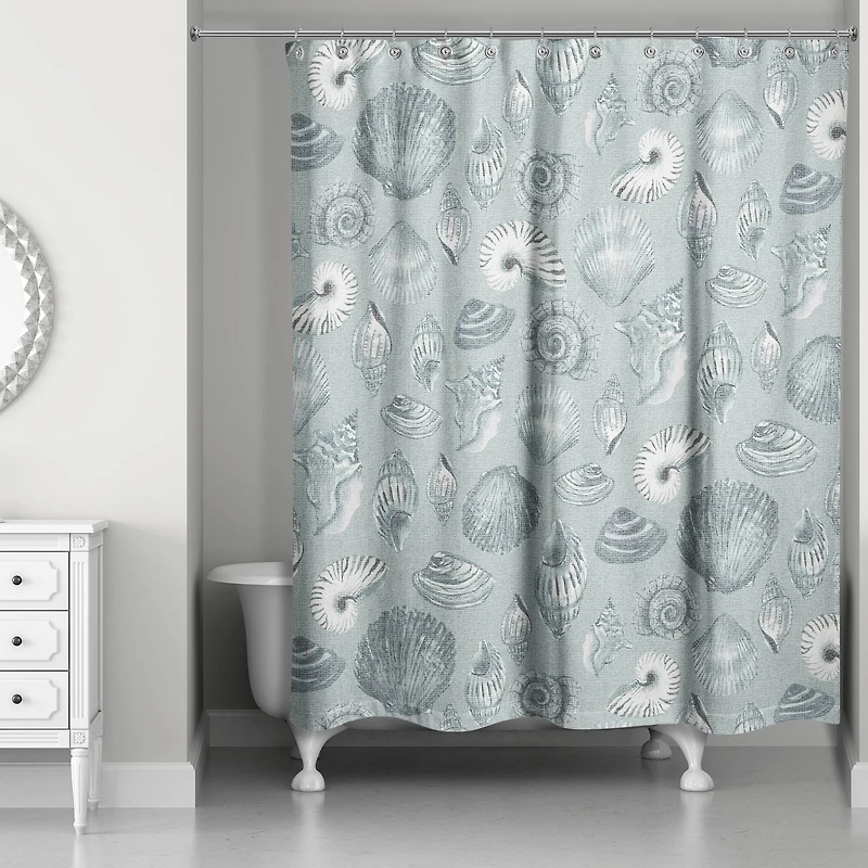 Multi Shell Shower Curtain