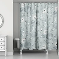 Multi Shell Shower Curtain
