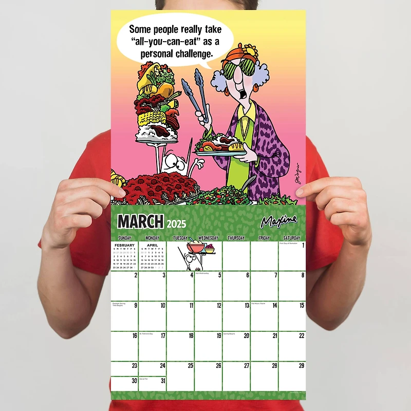 TF Publishing 2025 Maxine Wall Calendar