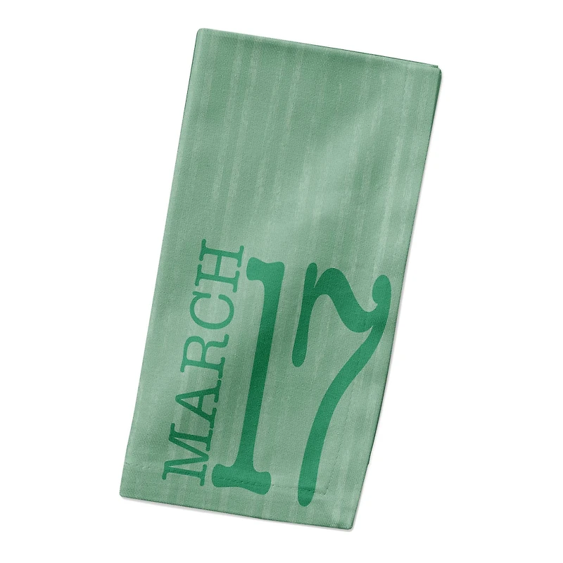 Large March Napkin 10" x 10" Cotton Twill Napkin