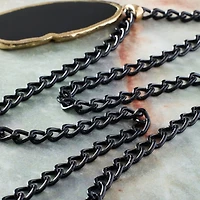 12 Pack: 36" Black Small Figure 8 Chain by Bead Landing™