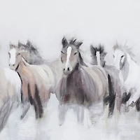 Gray Polystone Modern Farmhouse Framed Wall Art, 30" x 40"