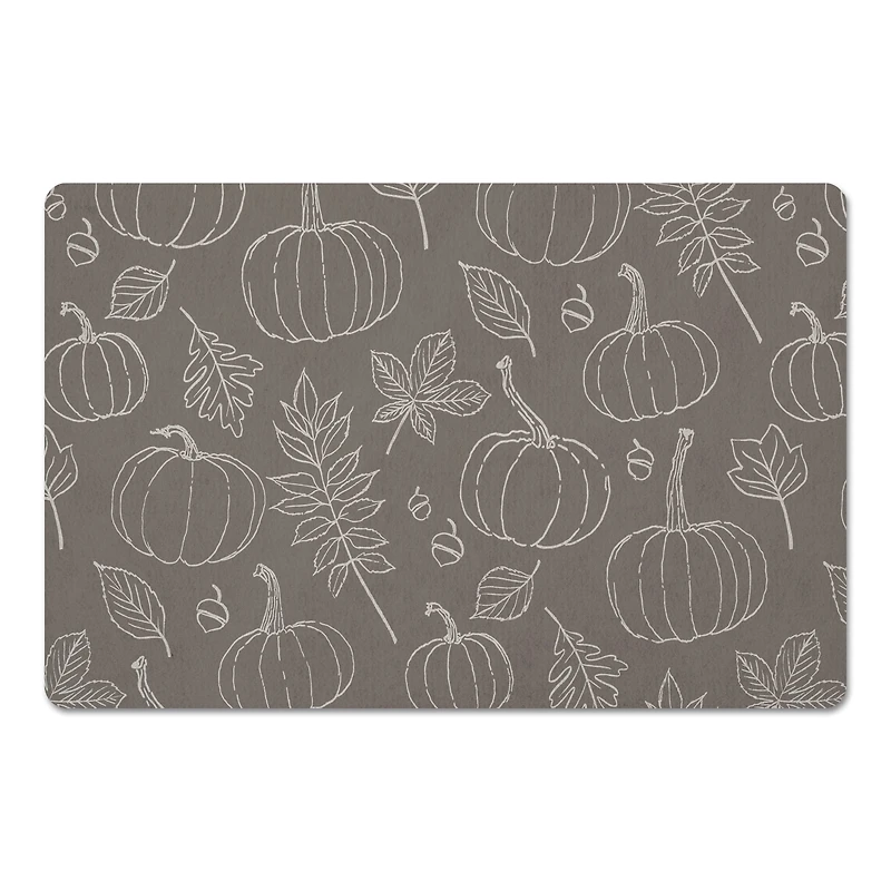 Fall Pattern Floor Mat