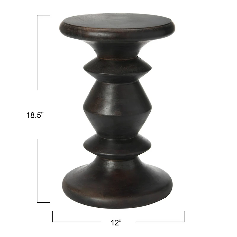 Hello Honey® Berns Mid-Century Modern Solid Mango Table with Flat Top