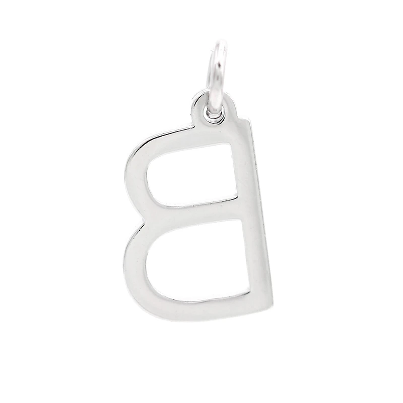 12 Pack: Sterling Silver Alphabet Charm by Bead Landing