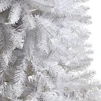 4ft. Pre-Lit White Artificial Christmas Tree, Warm White LED Lights