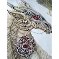 Charivna Mit Cross Stitch Kit Guardian Of Treasure