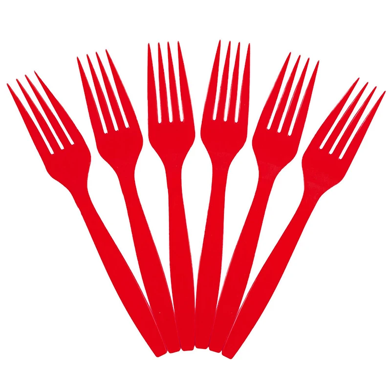 JAM Paper Premium Plastic Forks, 100ct.