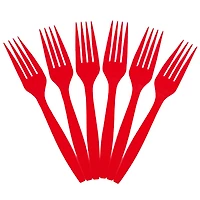 JAM Paper Premium Plastic Forks, 100ct.