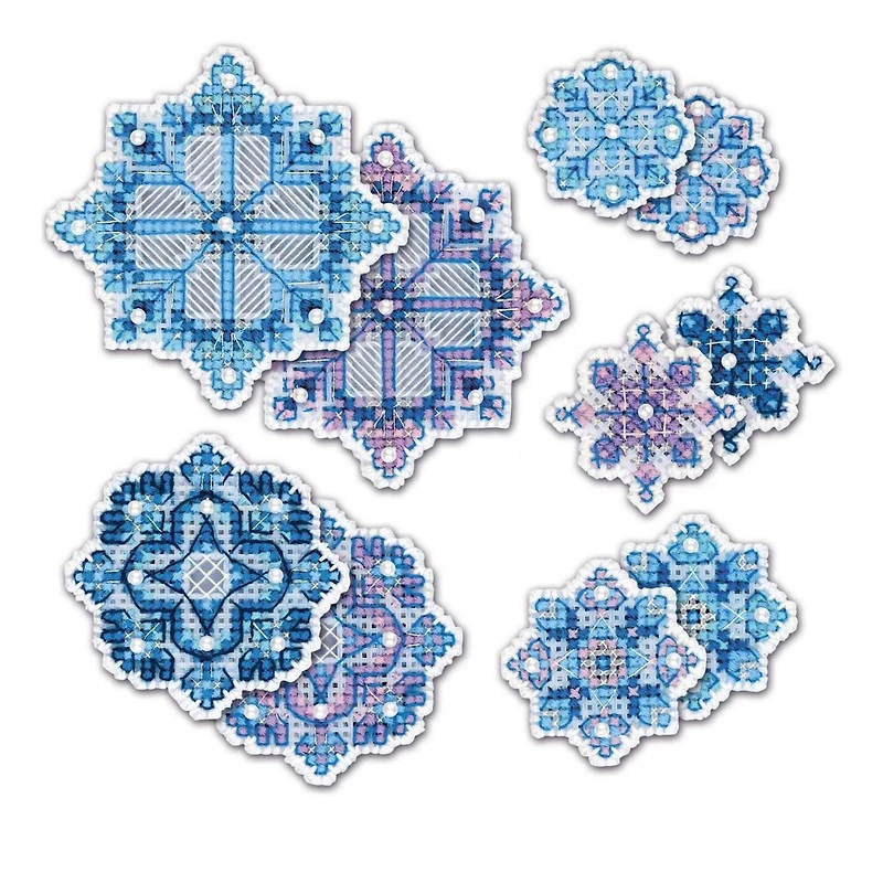 RIOLIS Snowflakes Counted Cross Stitch Kit