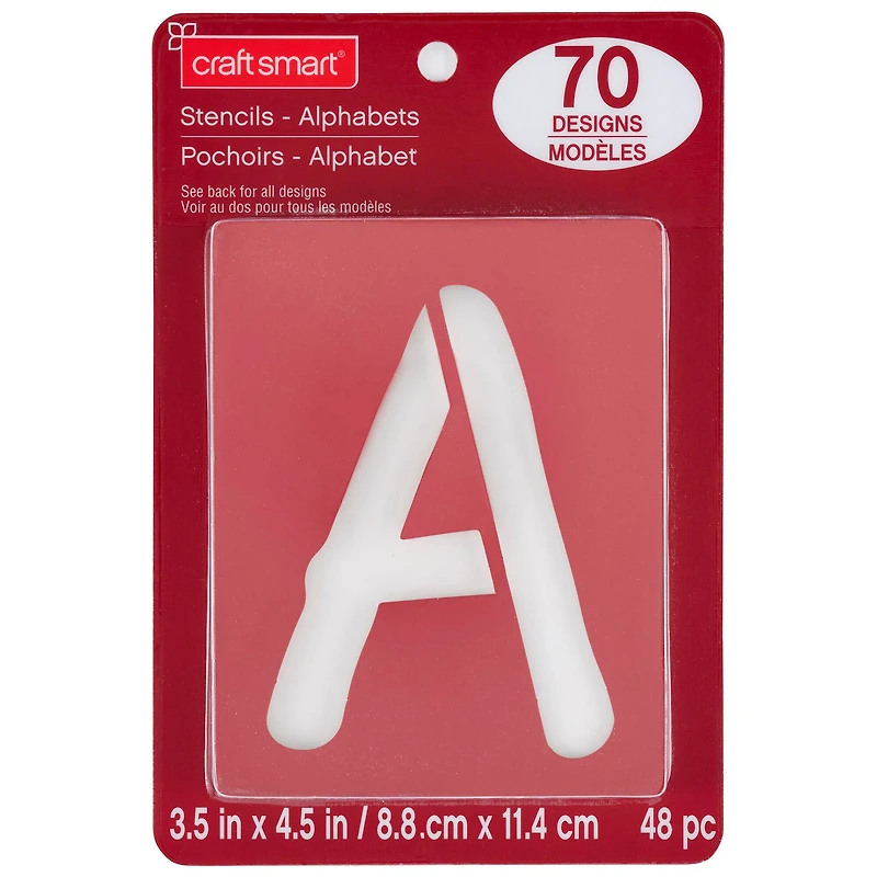 4.5" Alphabet Stencils by Craft Smart®