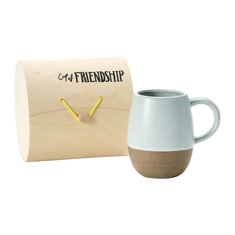 Hello Honey® Stoneware Mug in Wood Box, 8ct.