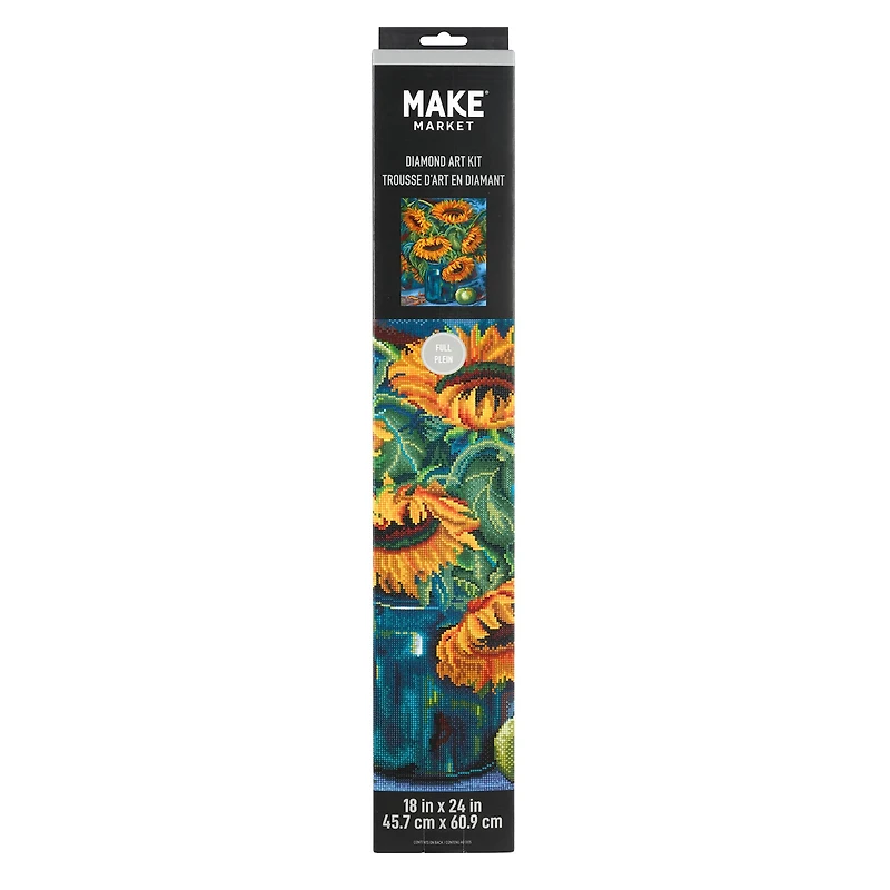 Sunflower Bouquet Painting Diamond Art Kit by Make Market®