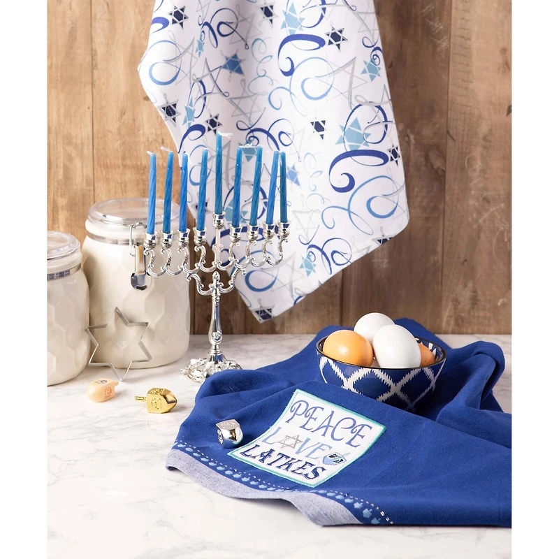 DII® Peace Love Latkes Dishtowel Set