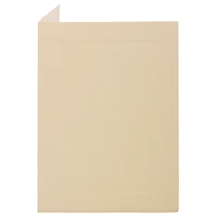 Strathmore A6 Ivory with Woven Panel Foldover Cards